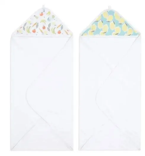 Aden & Anais Hooded Towel O/S (76x76cm, Pack of 2)