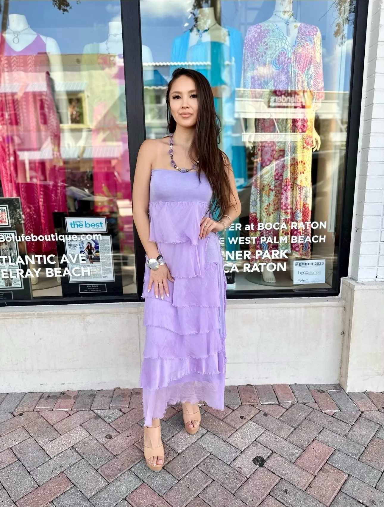 Amalfi Silk Tiered Skirt
