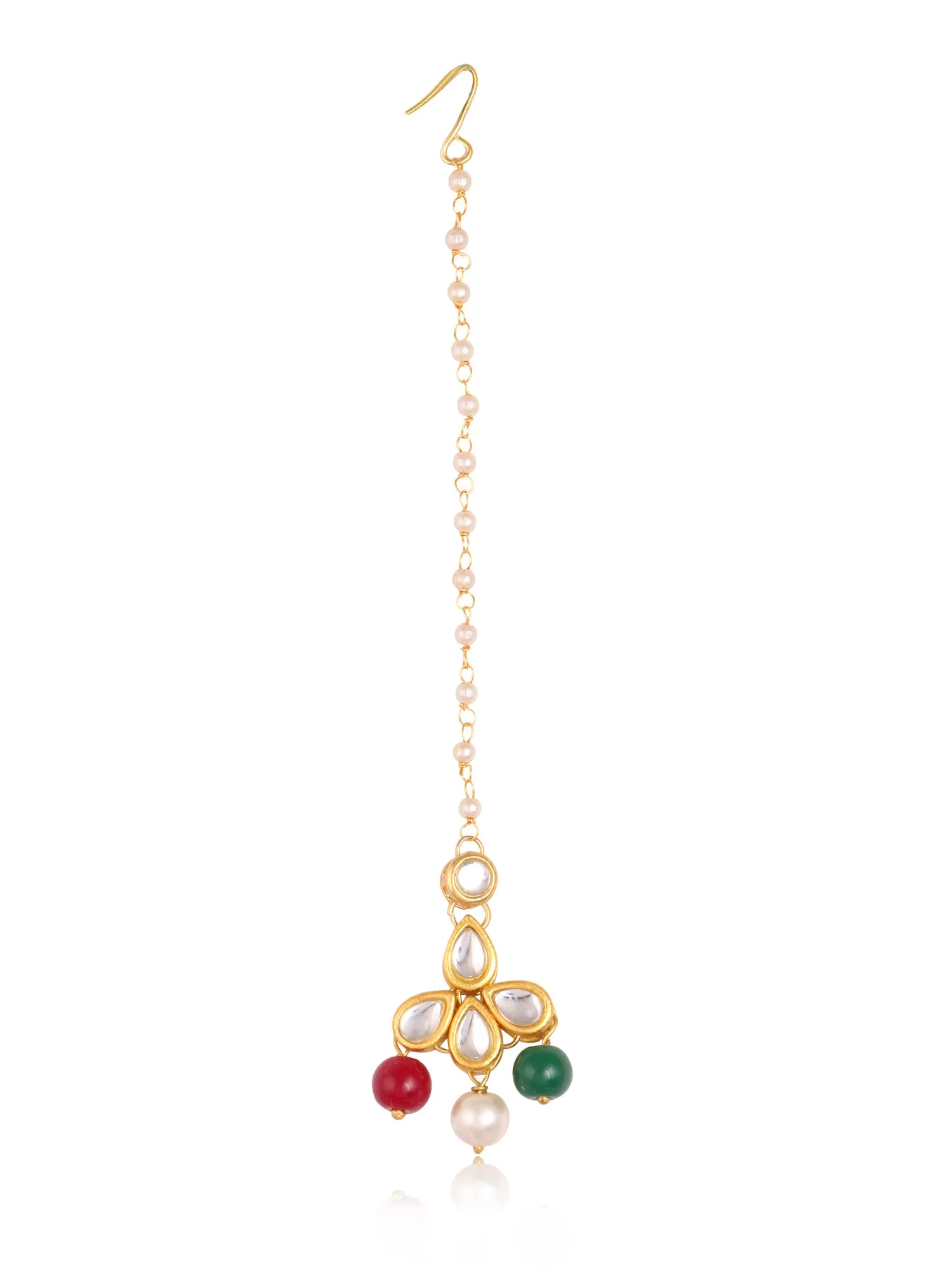 Antique Origins Multicolour Kundan Necklace Set