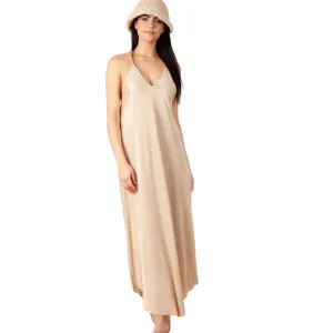 Apparel- Lucca Khloe Plisse Slip Dress