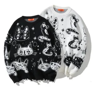 Astral Cats Sweater