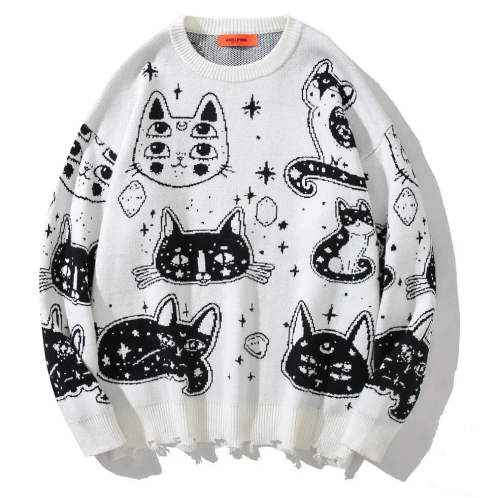 Astral Cats Sweater