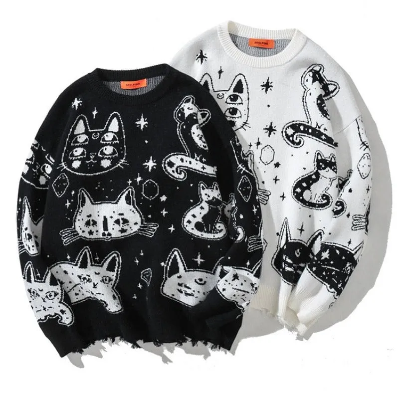 Astral Cats Sweater