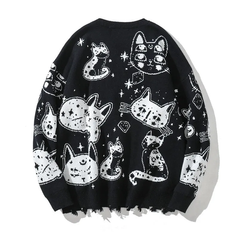 Astral Cats Sweater