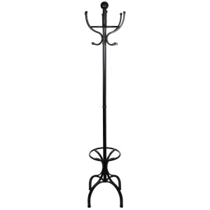 Black Coat & Hat Stand
