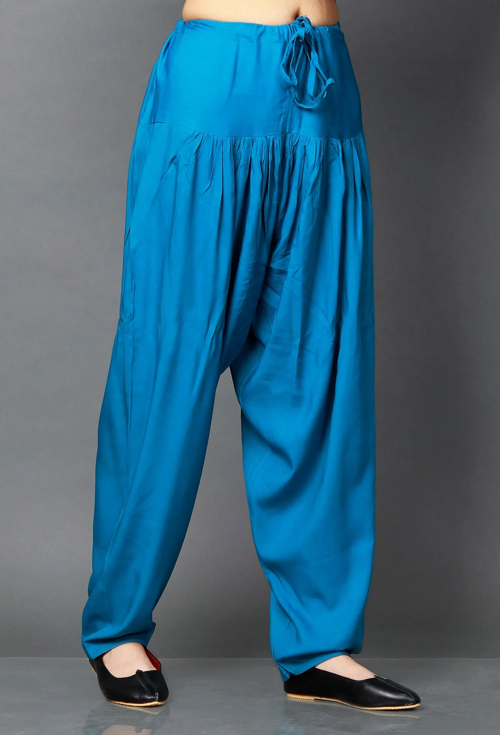 Blue Bamboo Cotton Salwar