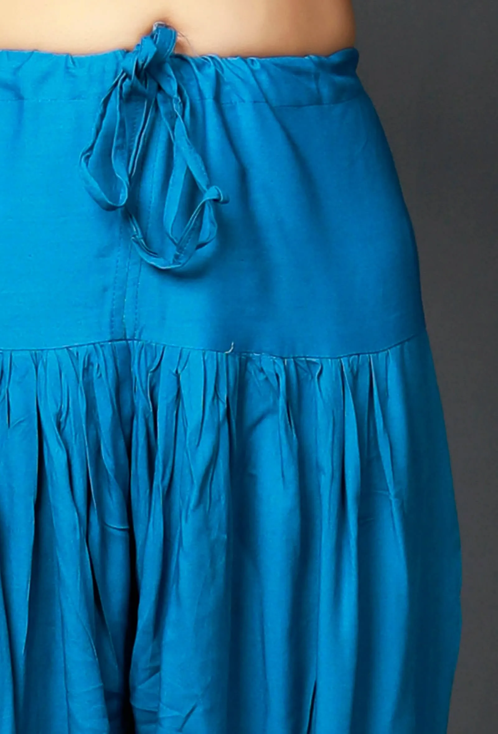 Blue Bamboo Cotton Salwar