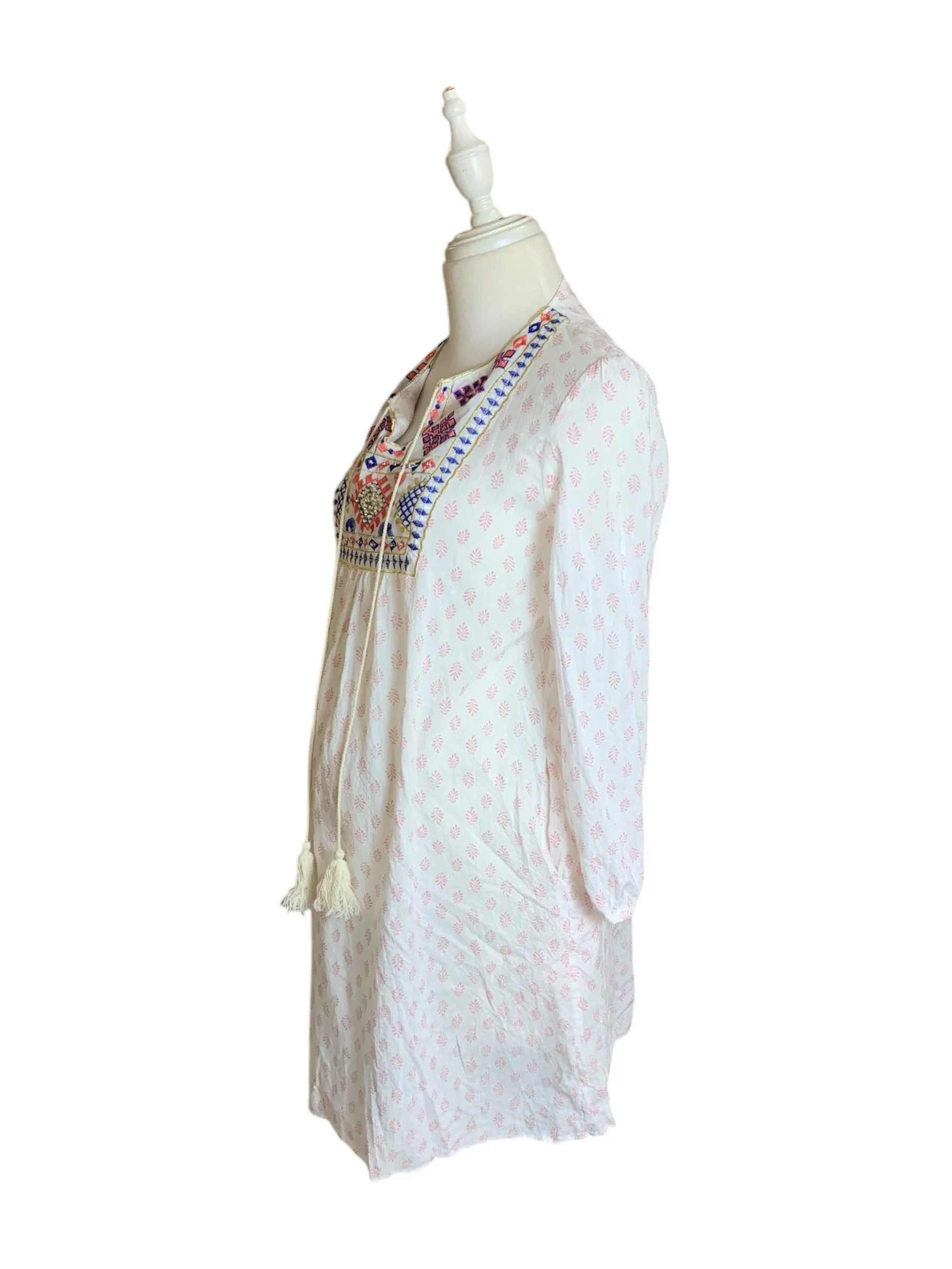 Bonne Mere Embroidered Long Sleeve Top S