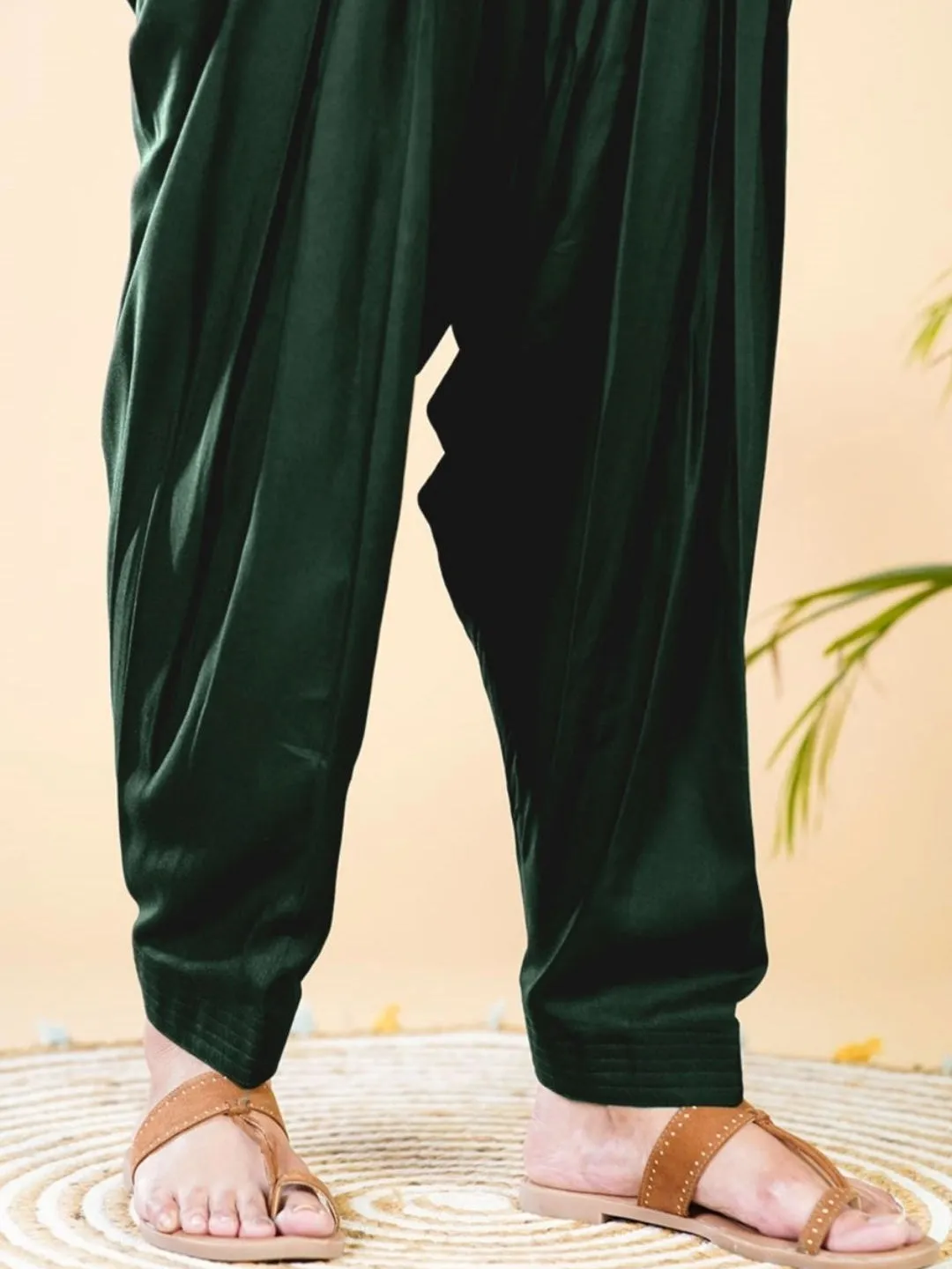 BottleGreen Rayon Salwar