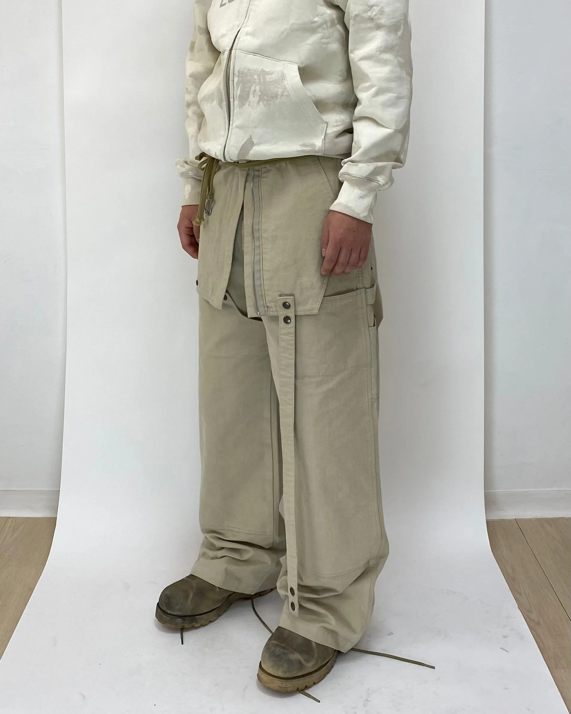 Changable Pocket Overall Beige