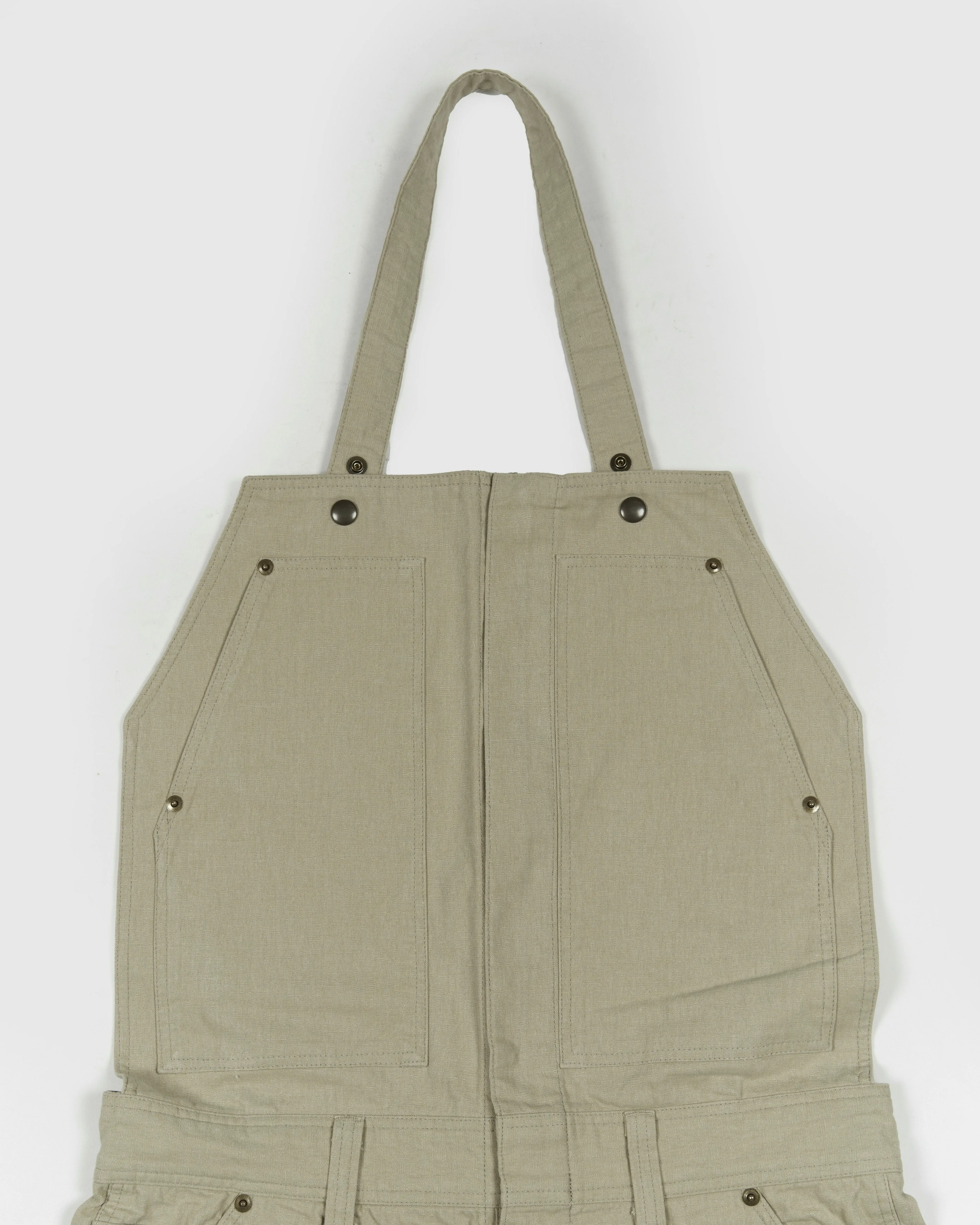 Changable Pocket Overall Beige