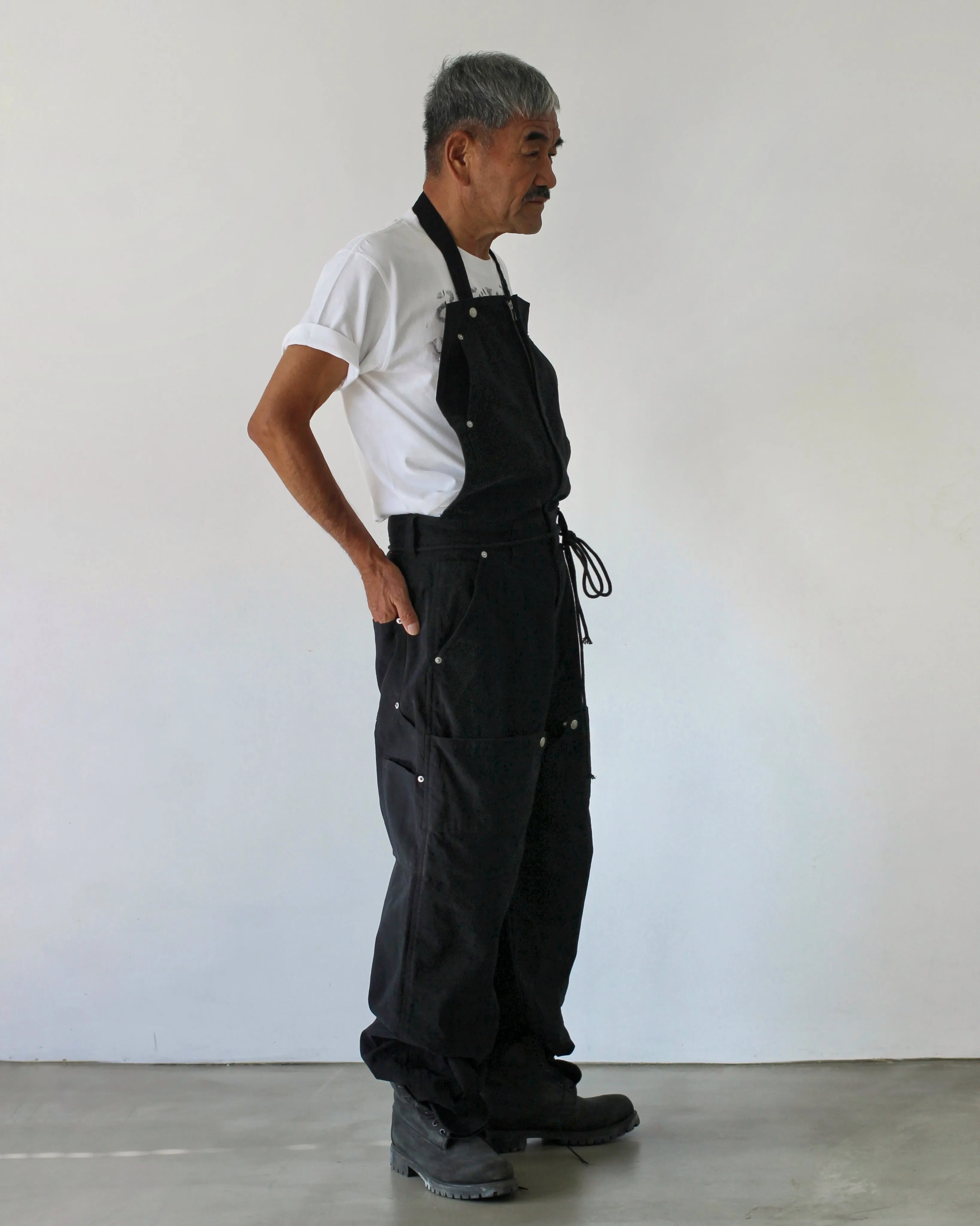 Changable Pocket Overall Black