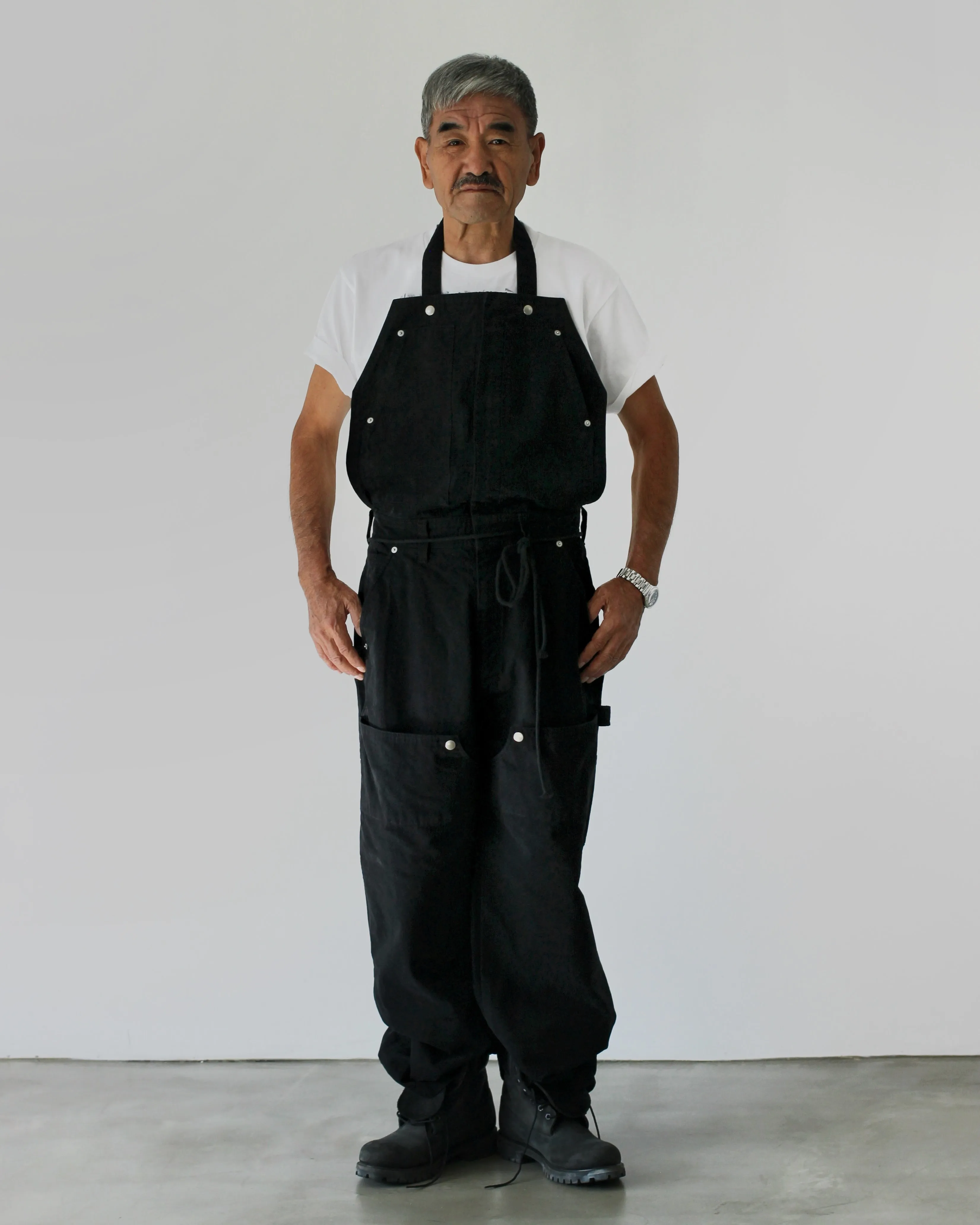 Changable Pocket Overall Black