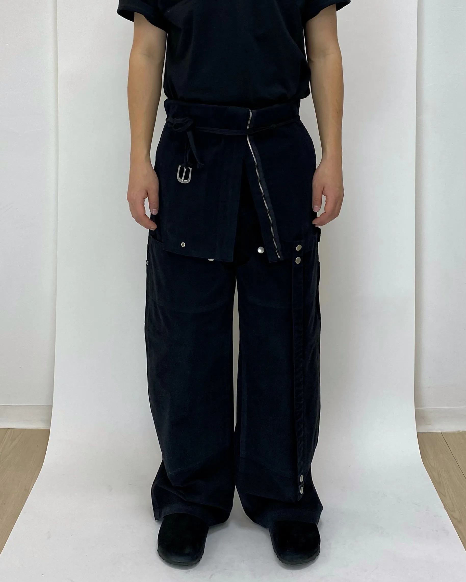 Changable Pocket Overall Black