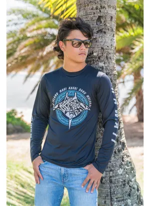 Cool Long Sleeve T-Shirt: MANTA RAY