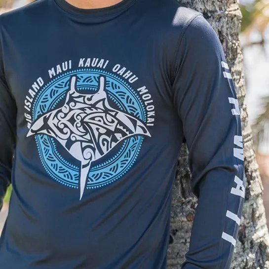 Cool Long Sleeve T-Shirt: MANTA RAY