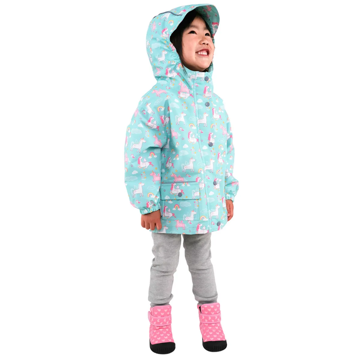 Cozy-Dry Rain Jacket - Unicorn