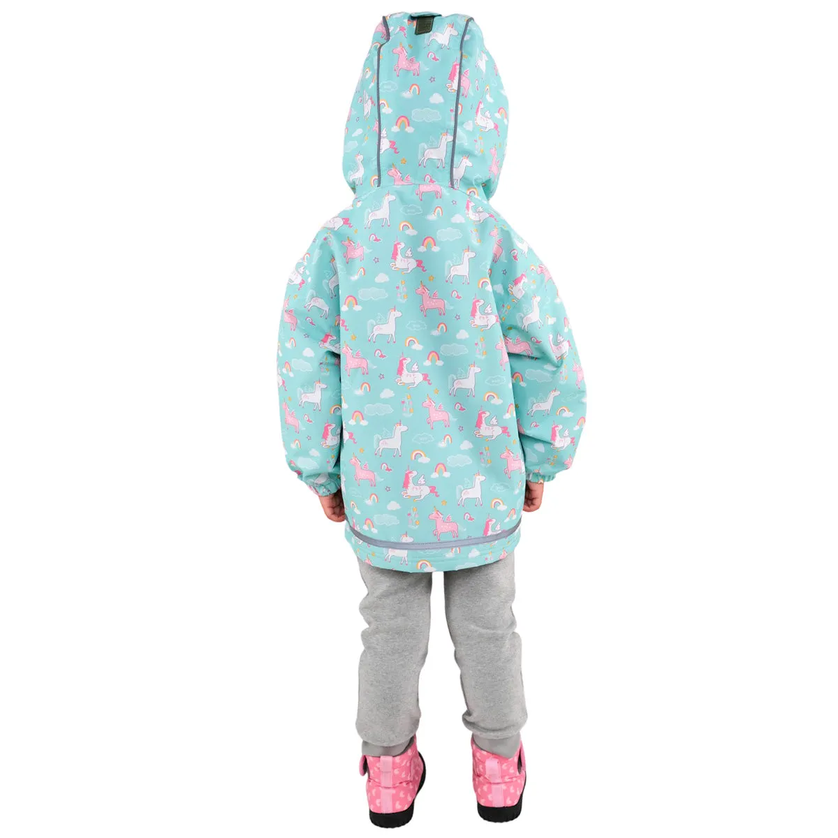 Cozy-Dry Rain Jacket - Unicorn