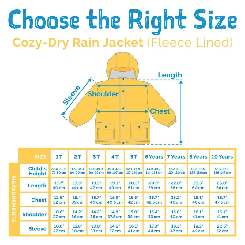 Cozy-Dry Rain Jacket - Unicorn