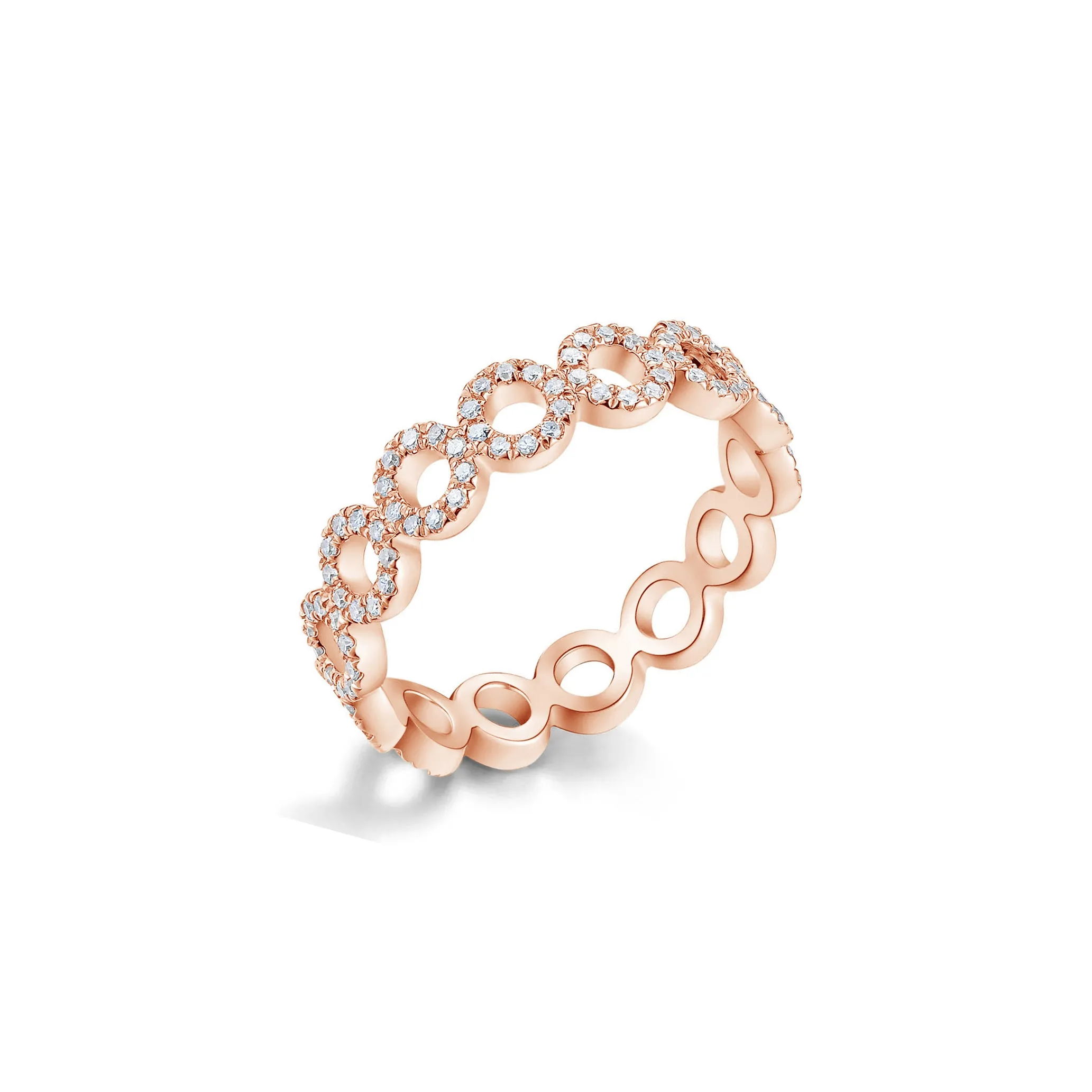 Diamond Circle Eternity Fashion Ring