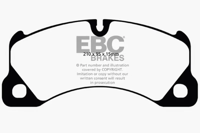 EBC 10  Porsche Cayenne 3.0 Supercharged Hybrid Extra Duty Front Brake Pads