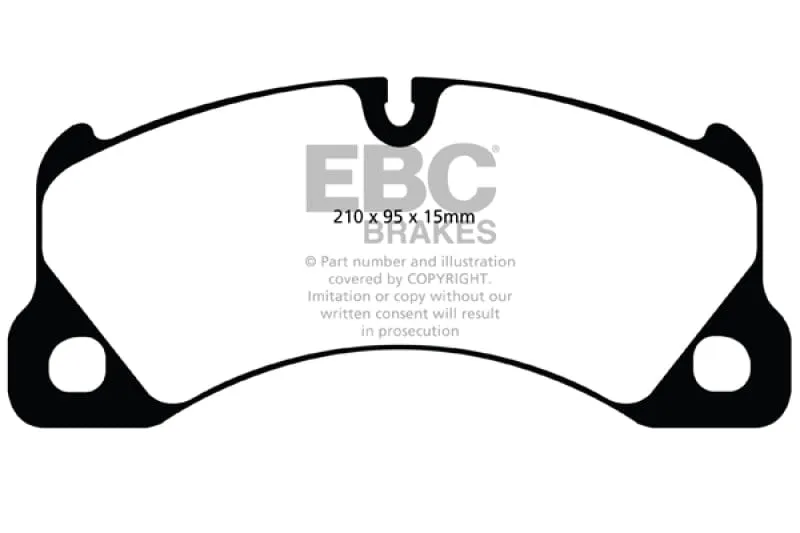 EBC 10  Porsche Cayenne 3.0 Supercharged Hybrid Extra Duty Front Brake Pads