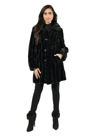 Frank Lyman Black Reversible Coat # 224530U
