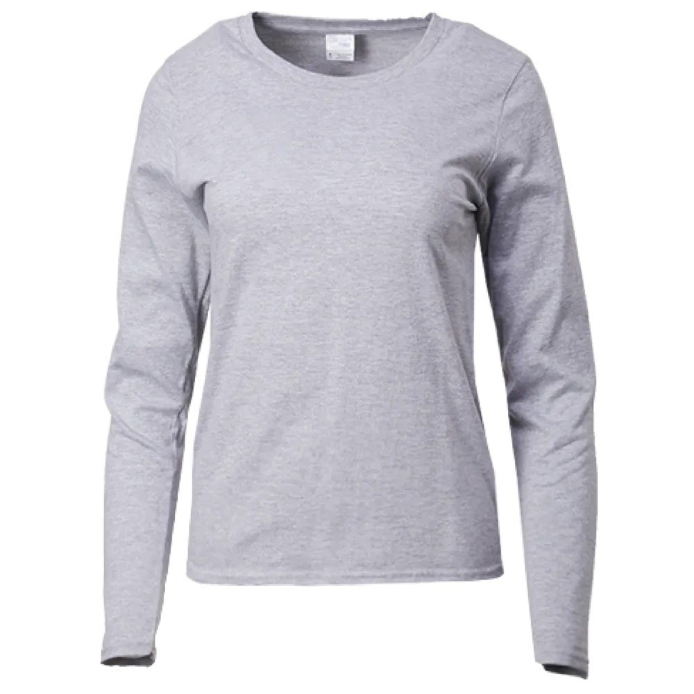 GILDAN® PREMIUM COTTON™ LADIES' LONG SLEEVE T-SHIRT