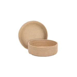 Jute Table Basket Circular