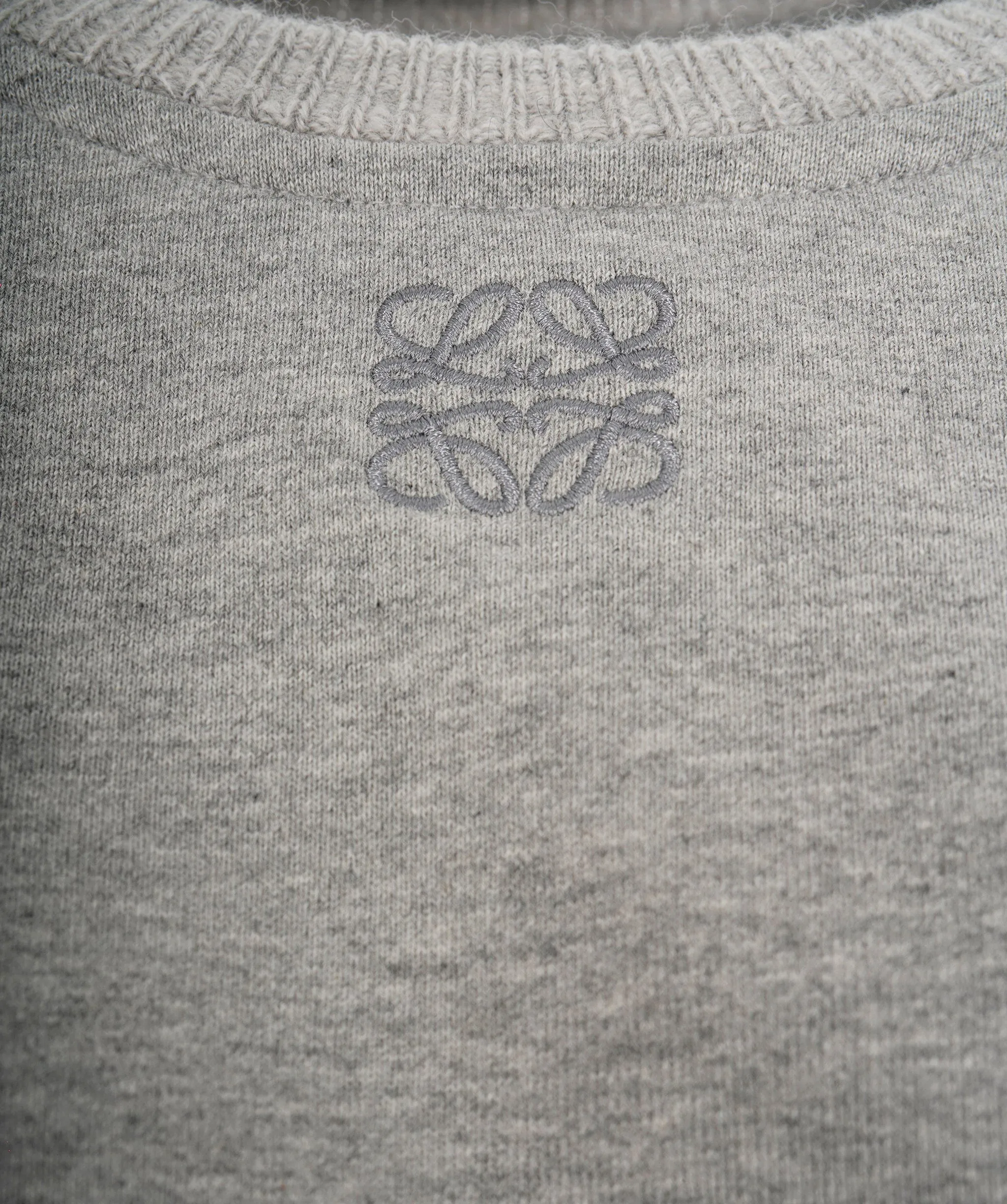 Loewe Grey Anagram Crewneck Jumper  ALL0550
