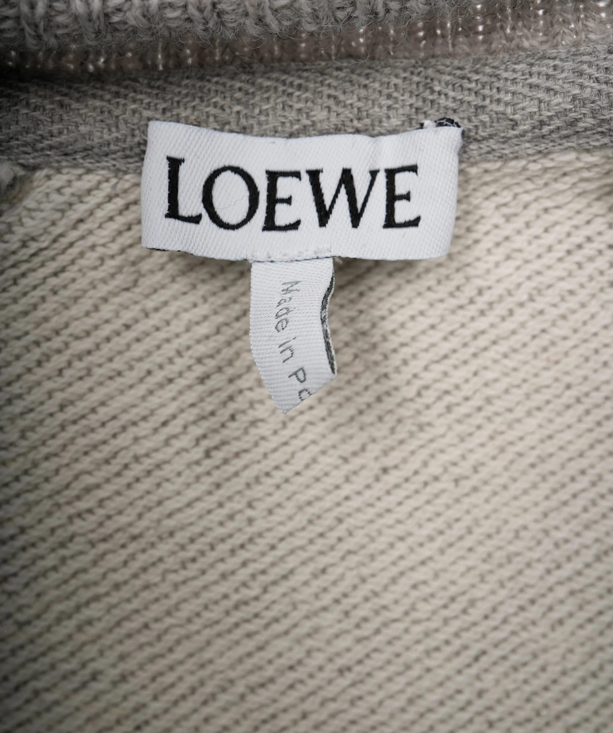 Loewe Grey Anagram Crewneck Jumper  ALL0550