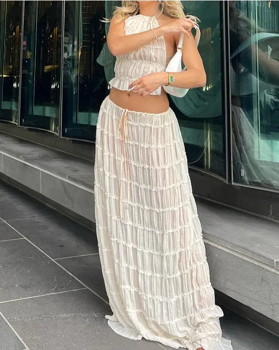 Marla Pleated Two Piece Set