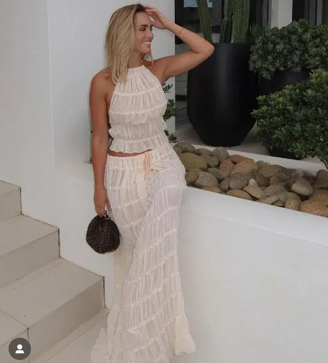 Marla Pleated Two Piece Set