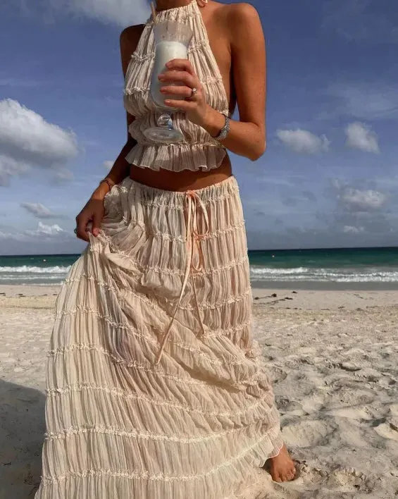 Marla Pleated Two Piece Set