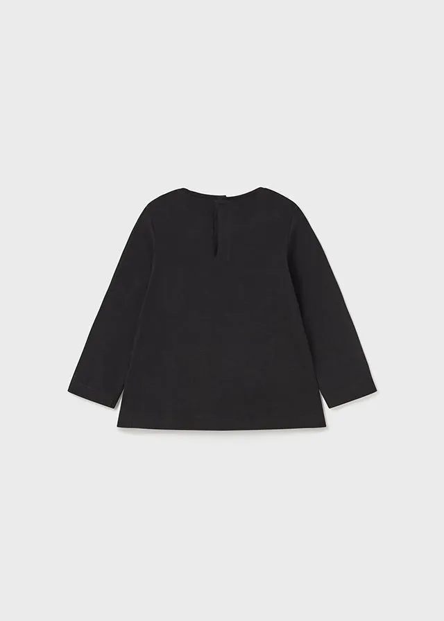 Mayoral 2012 015 - Black Long Sleeve T-Shirt
