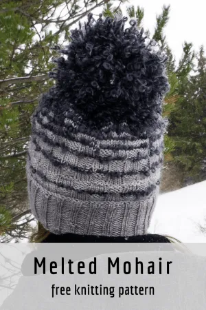Melted Mohair Hat | Knitting Pattern