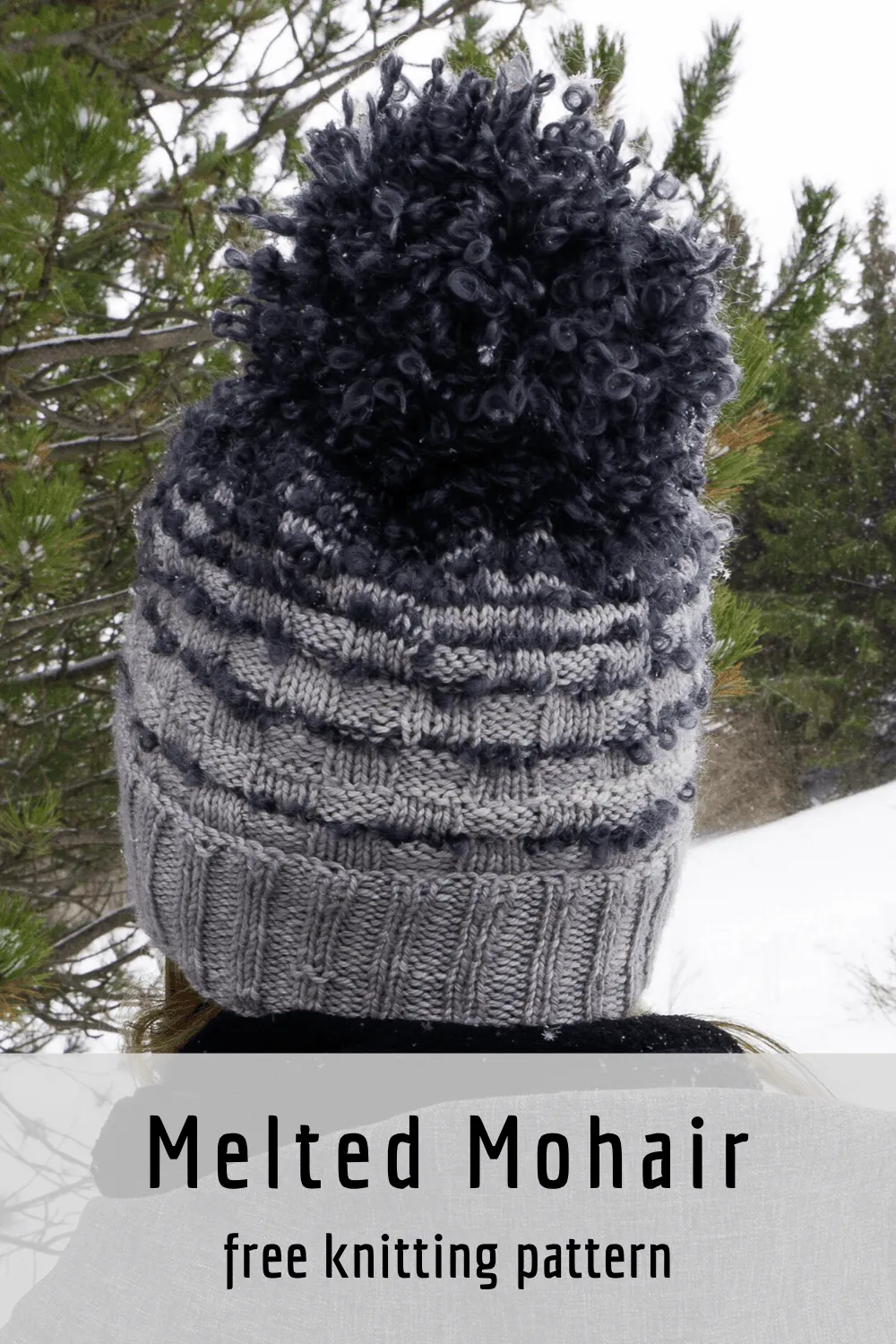Melted Mohair Hat | Knitting Pattern