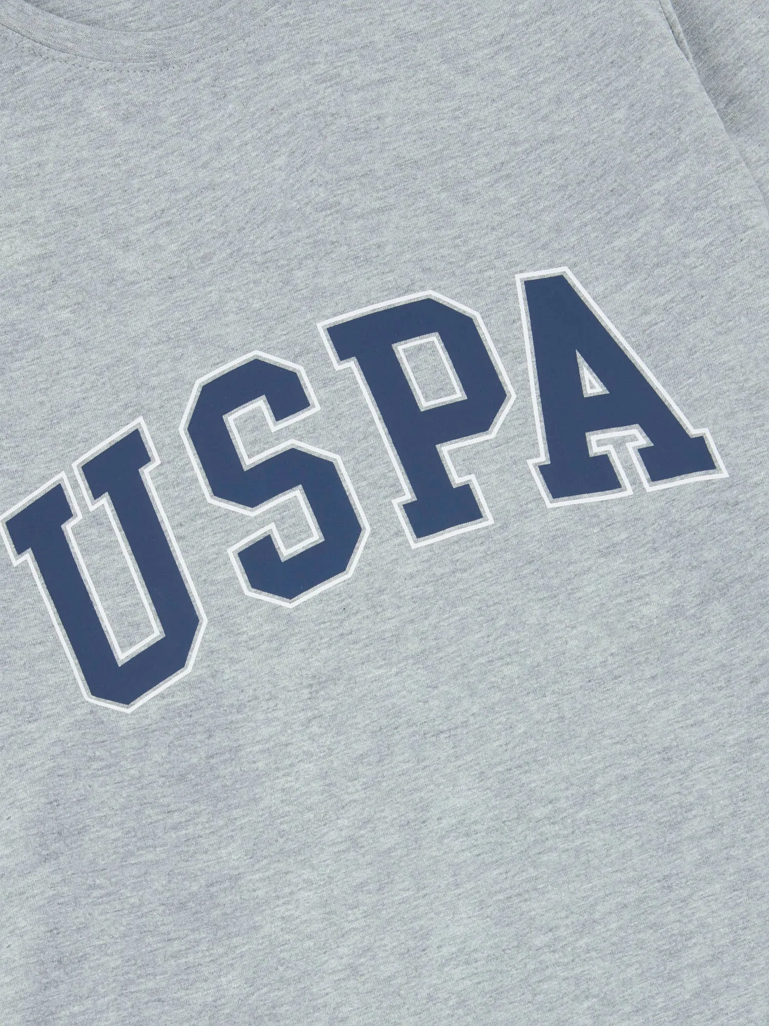 Men Arch Graphic Long Sleeve T-Shirt in Vintage Grey Heather