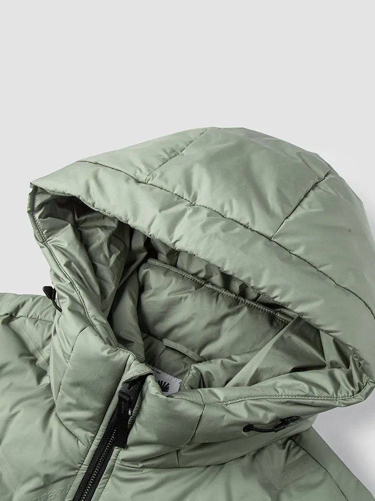 Men's short thin down jacket