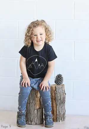 Mountain Long Sleeve Top - Black