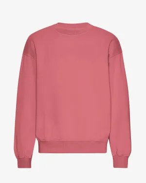 Organic Oversized Crew - Raspberry Pink