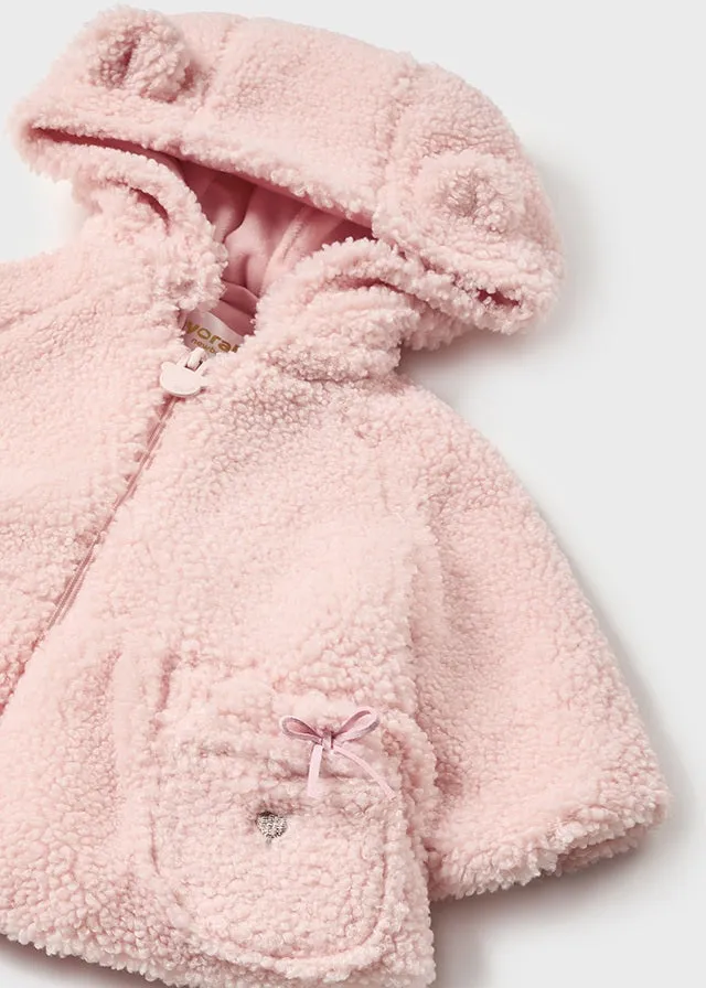 Pink Faux Wool Jacket