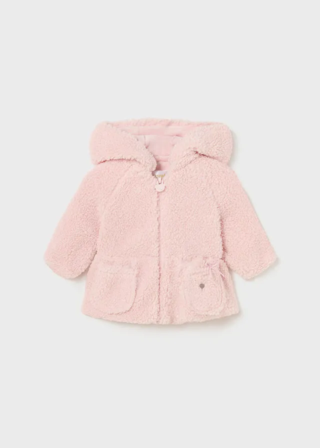 Pink Faux Wool Jacket