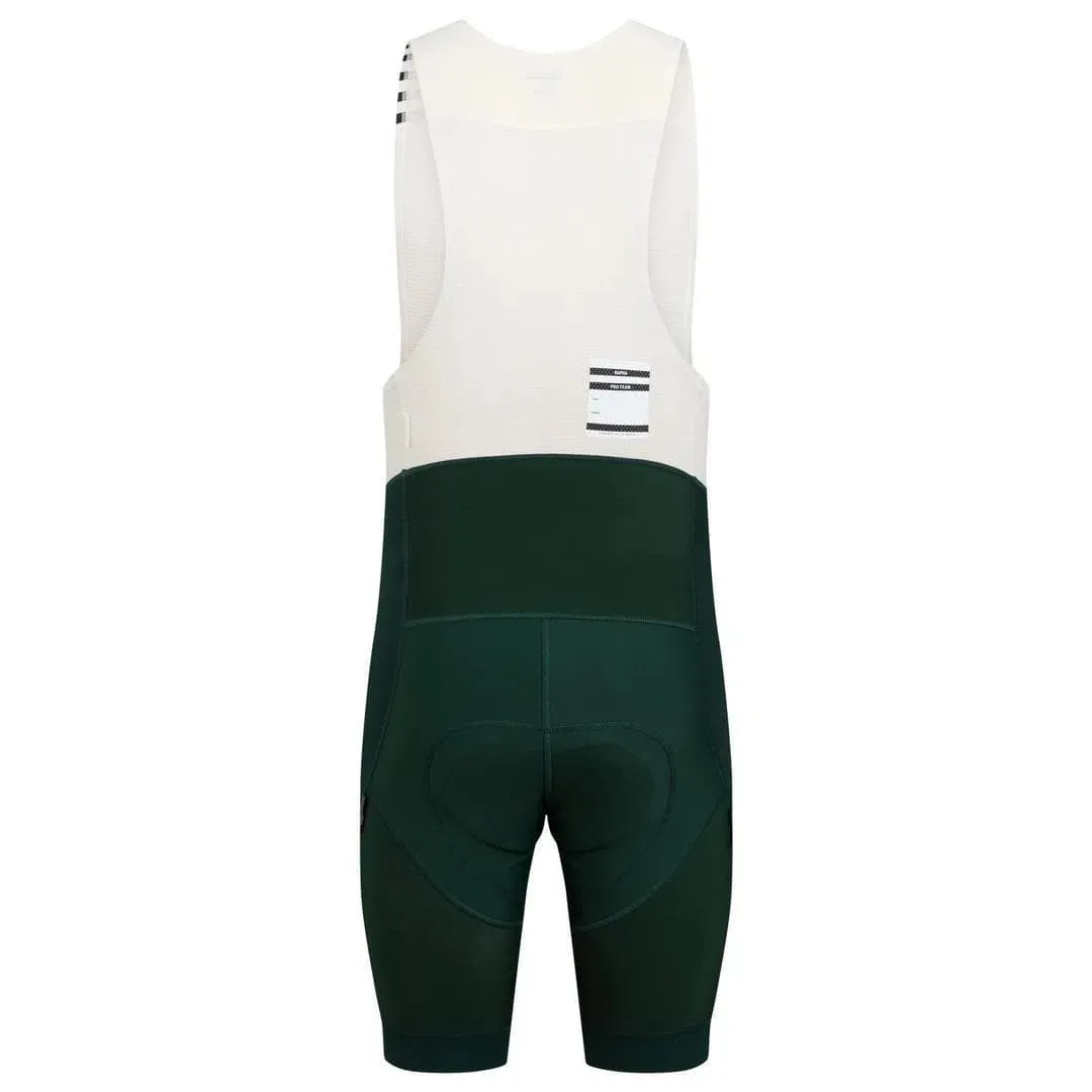 RAPHA Pro Team Winter Bib Shorts - SBC Dark Green