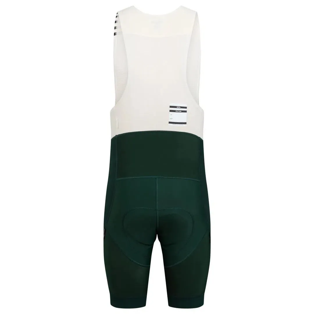 RAPHA Pro Team Winter Bib Shorts - SBC Dark Green