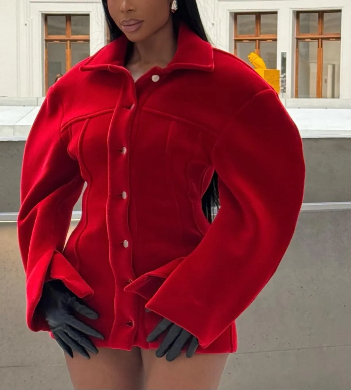 Red Velvet Jacket