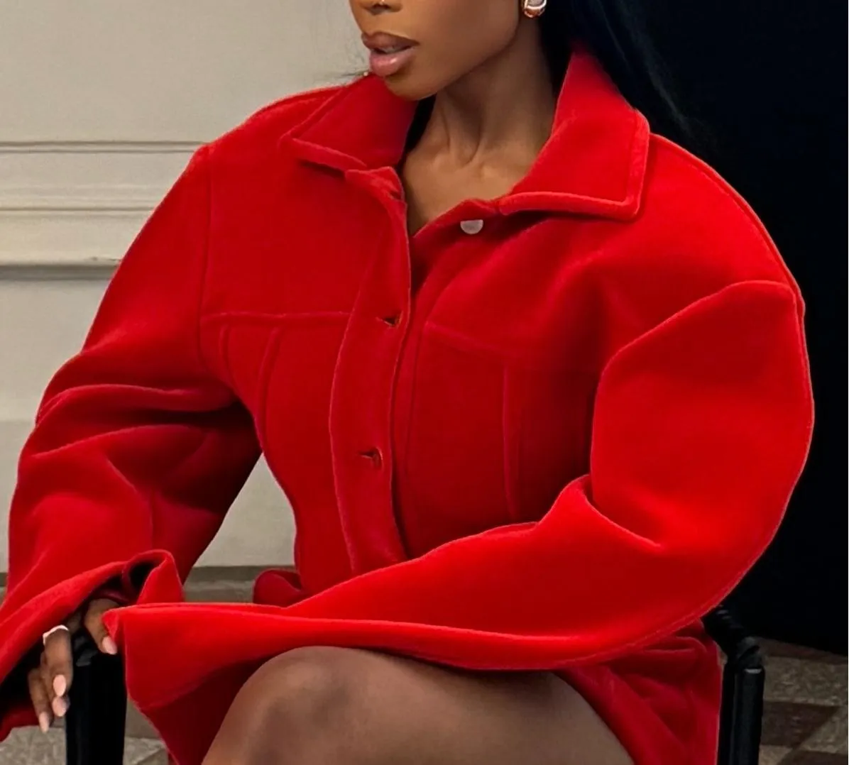 Red Velvet Jacket