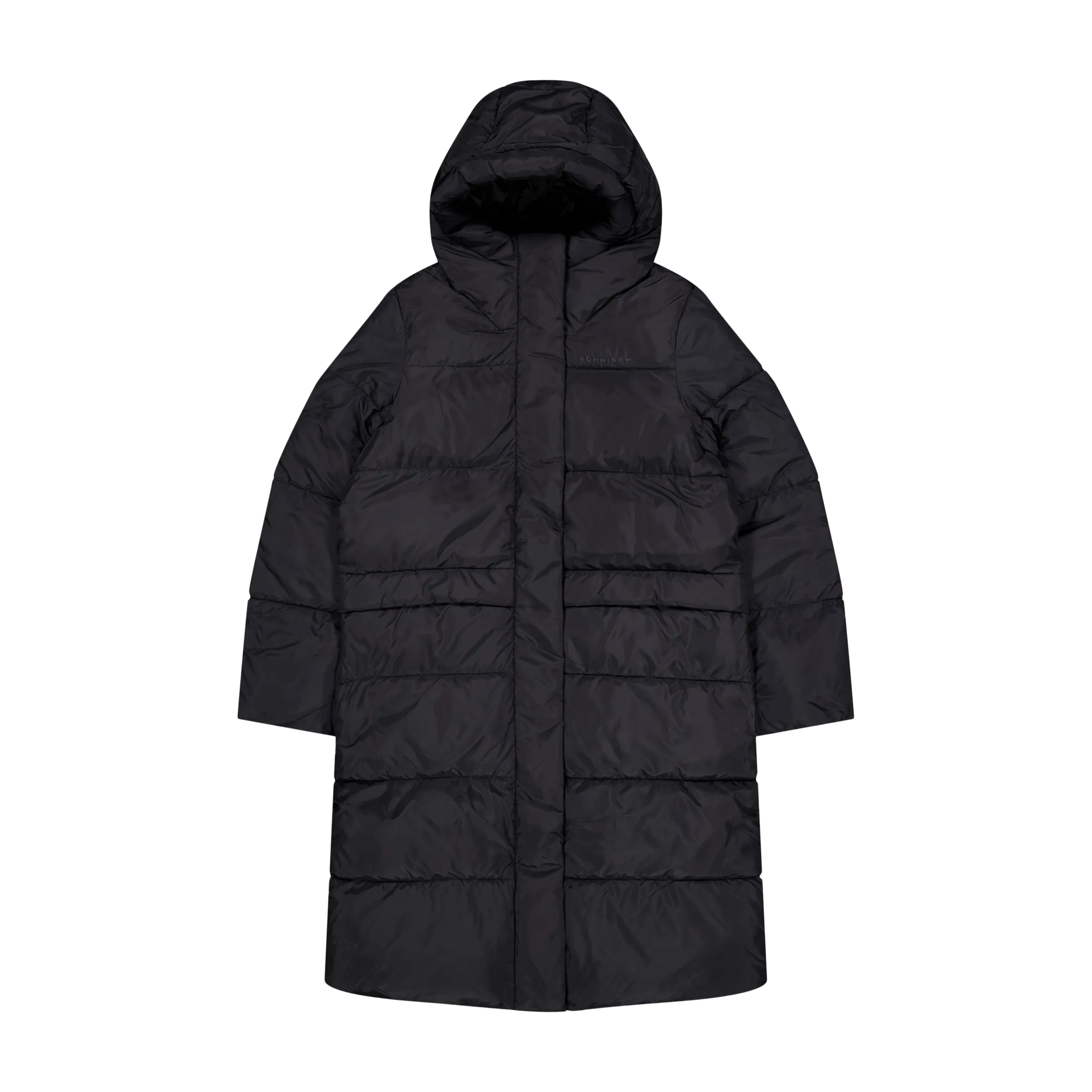 Reign Hood Coat Black