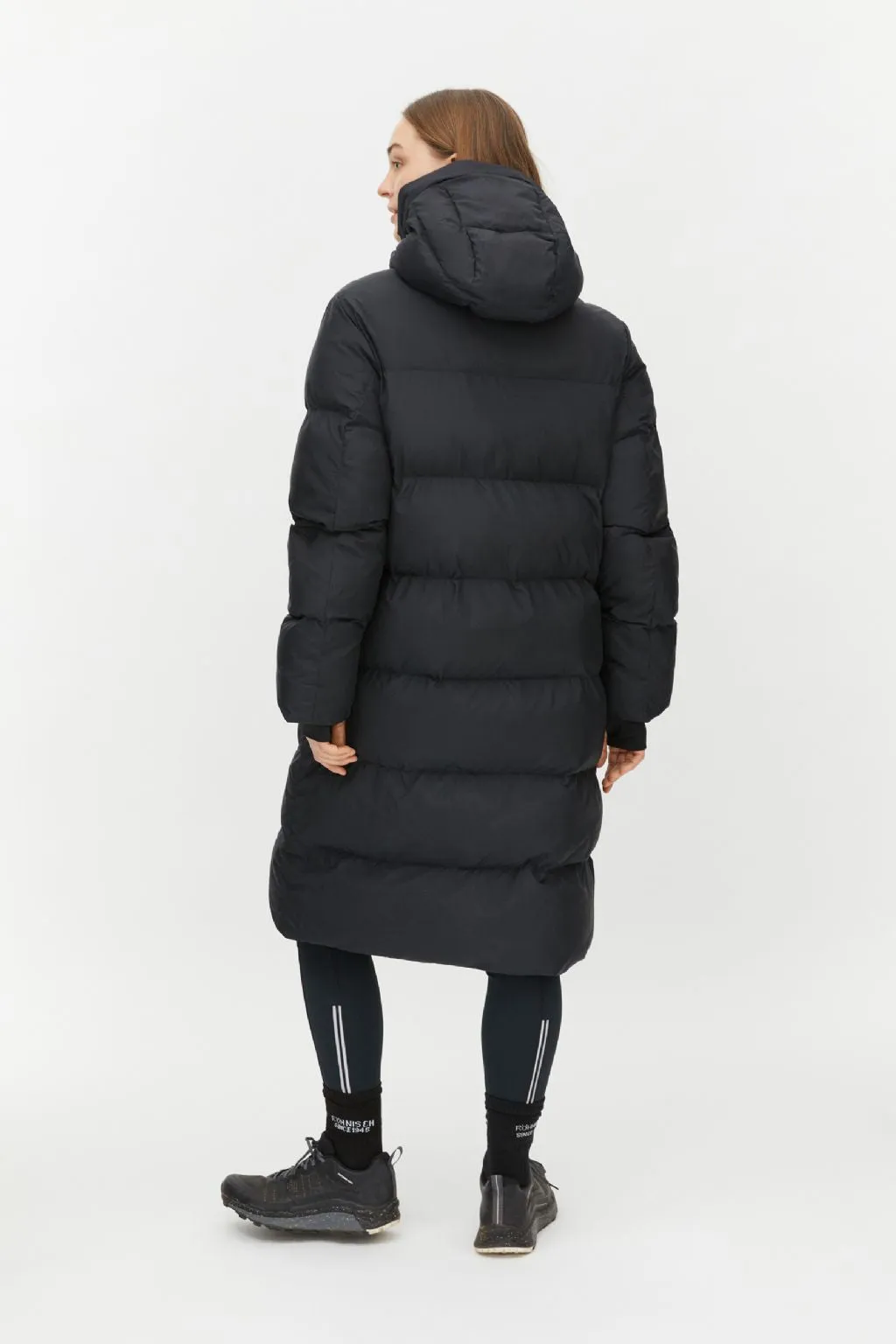 Reign Hood Coat Black