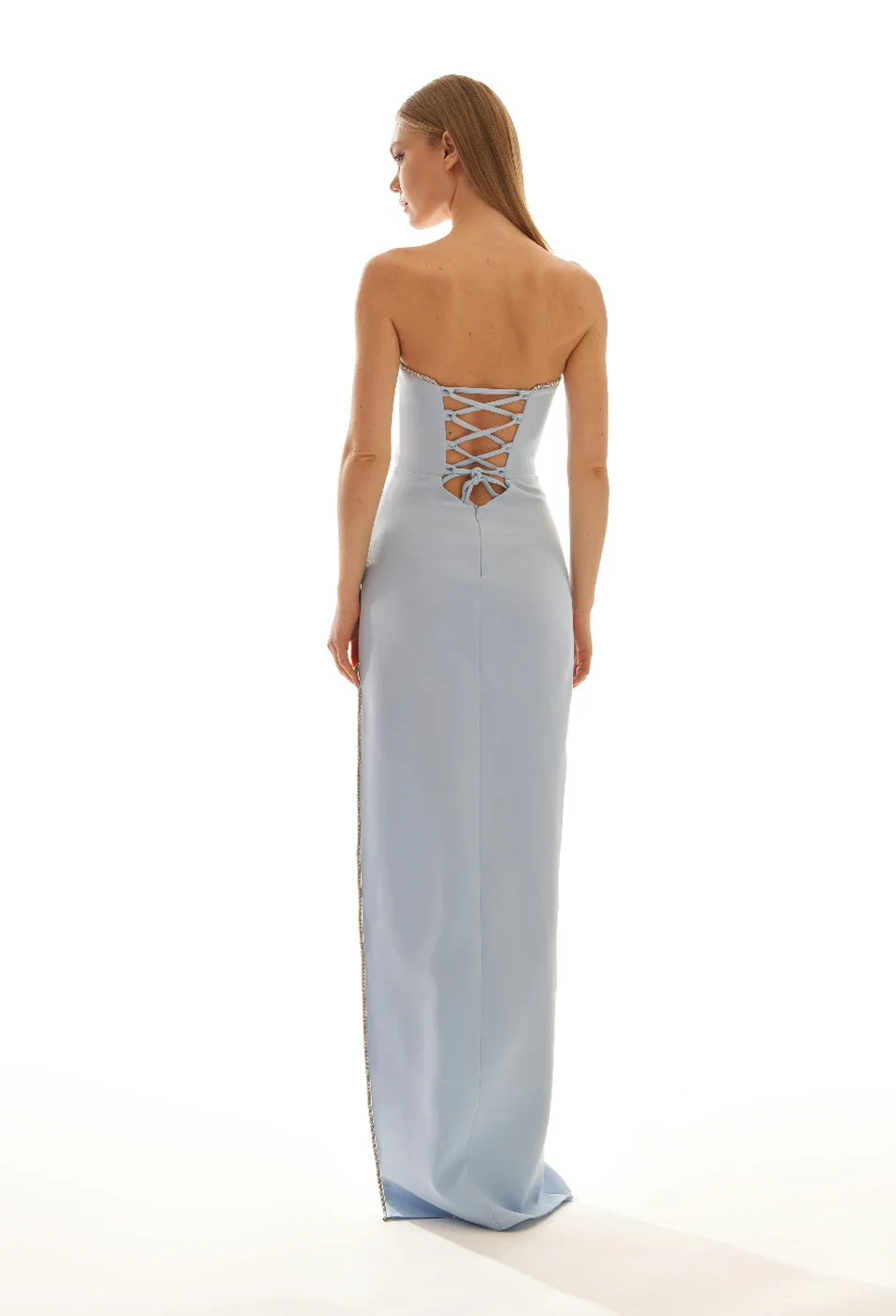 Strapless Evening Dress